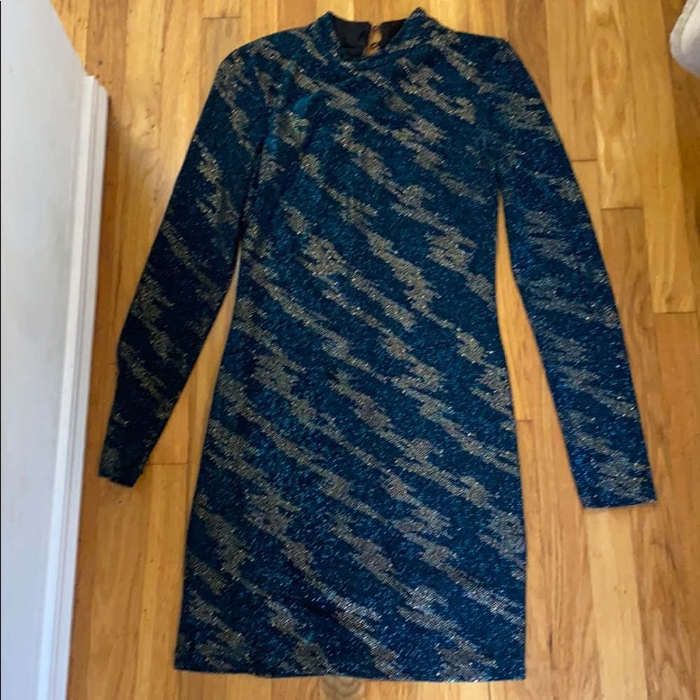 Lightning bolt sequin Topshop dress